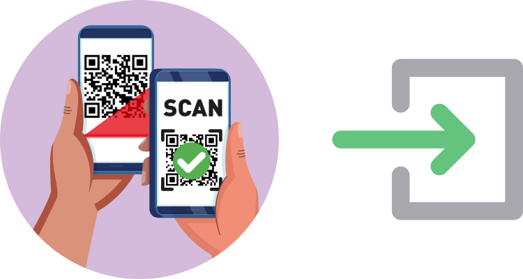 scan le ticket pass qr code